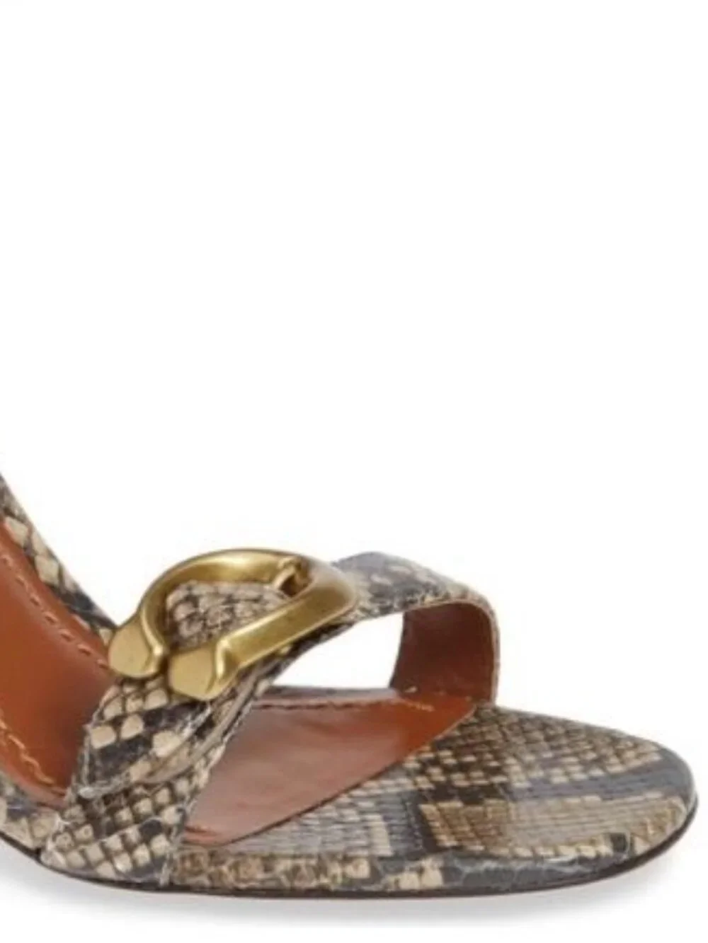 NEW ~ COACH Maya Signature Buckle Sandal